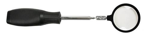 HESSE Inspektionslupe Gesamt-L.250mm Magnetkopf-D.50mm HESSE