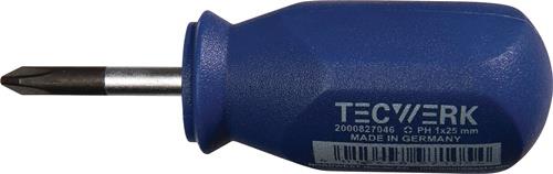 Schraubendreher 1-Komponentengriff Rundklinge TECWERK