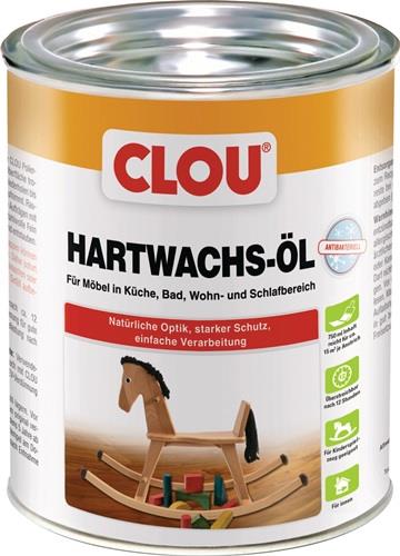 CLOU Hartwachs-Öl flüssig farblos 750 ml Dose CLOU