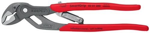 KNIPEX Wasserpumpenzange SmartGrip® L.250mm Spann-W.10-36mm grau atram.pol.Ku.-Überzug