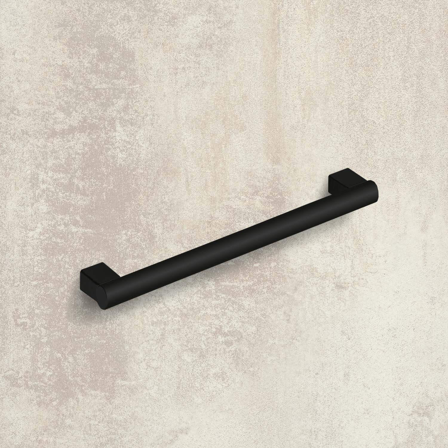 HETTICH Griff Vieste, Bohrabstand 160 mm, L 184 mm, H 30 mm, ø 12 mm, Schwarz matt, 9345469