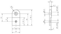 effeff Adapterlaschen-Set Z09-ADL53