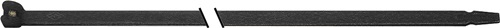 SAPISELCO Kabelbinder M.E.T.L.186mm B.4,5mm PA 6.6 schwarz 100St./Btl.SAPISELCO