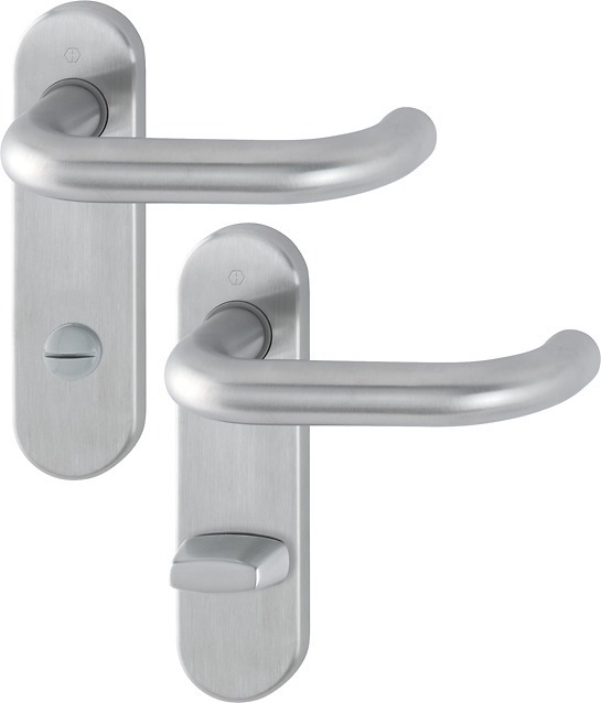 HOPPE® Drückergarnitur mit Kurzschild Paris E138Z/353K, Edelstahl, 3306831 HOPPE® Drückergarnitur mit Kurzschild Paris E138Z/353K, Edelstahl, 3306831
