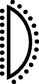 PFERD Diamanthandyfeile 215mm 12,5x3,8mm halbrd.D 126 PFERD