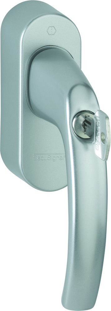 HOPPE® Fenstergriff abschließbar mit Funk Atlanta 0530S/FR-408 100NM, Aluminium, 11513305