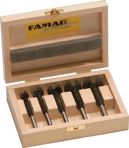 FAMAG Forstnerbohrersatz Bormax HM 5tlg.D.15,20,25,30,35mm FAMAG
