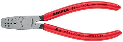 KNIPEX Aderendhülsenzange L.145mm 0,25-2,5 (AWG 23-13) mm² pol.Ku.-Überzug KNIPEX