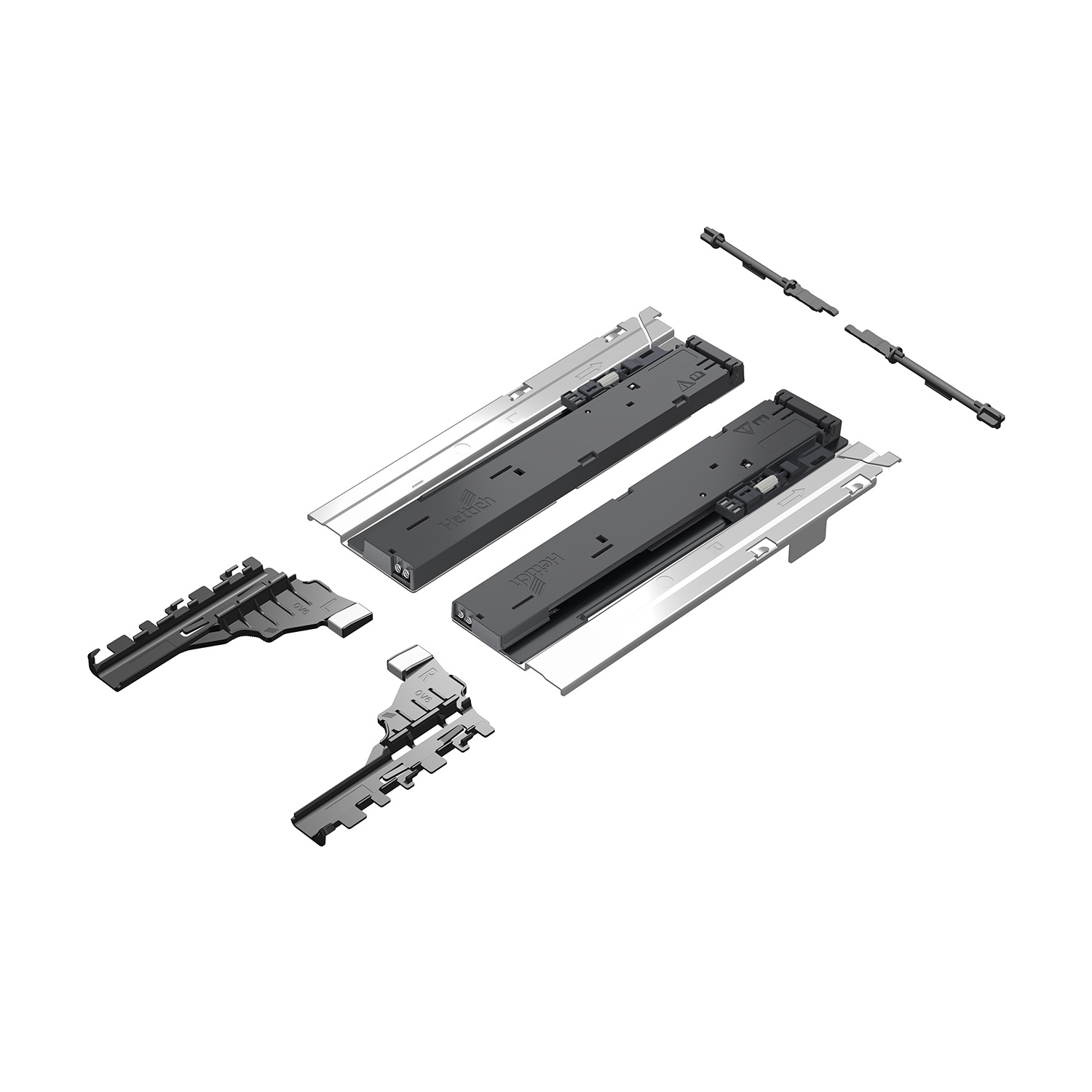 HETTICH Öffnungssystem Push to open Silent für Quadro, 10 - 30 kg, 9240163