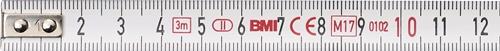 TECWERK Taschenrollbandmaß L.3m B.13mm mm/cm EG II Ku.Sichtfenster TECWERK