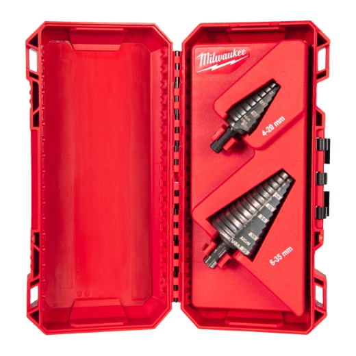 MILWAUKEE 2-teiliges Set Cobalt Stufenbohrer Set
