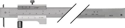 PROMAT Streichmaß 200mm m.Laufrolle PROMAT