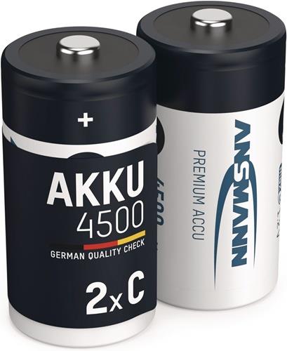 ANSMANN Akkuzelle maxE 1,2 V 4500 mAh R14-C-Baby HR14 2 2St./Blister ANSMANN