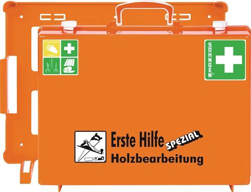 SÖHNGEN Erste Hilfe Koffer Beruf SPEZIAL Holzbearbeitung B400xH300xT150ca.mm orange