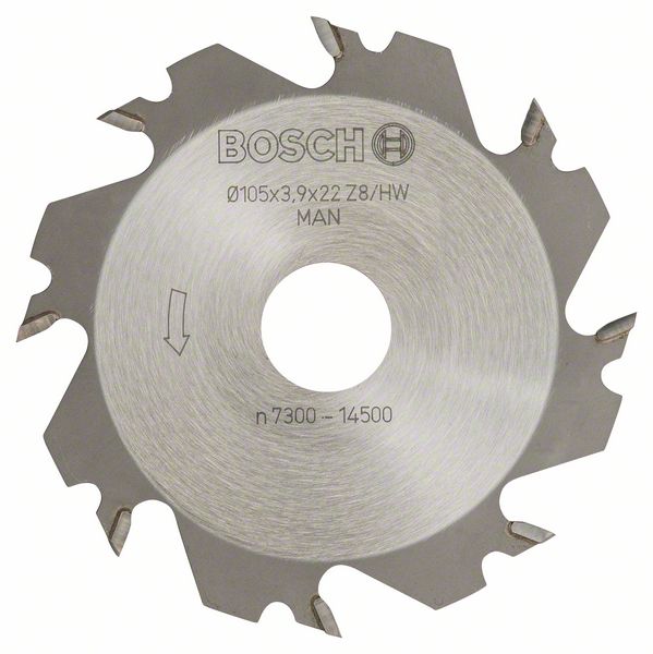 BOSCH Scheibenfräser, 8, 22 mm, 4 mm