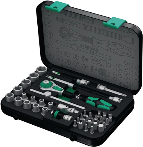 WERA Steckschlüsselsatz Zyklop Speed 42-tlg.1/4 Zoll SW 4-14mm Z.72 6KT WERA WERA Steckschlüsselsatz Zyklop Speed 42-tlg.1/4 Zoll SW 4-14mm Z.72 6KT WERA