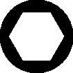 Steckschlüsseleinsatz 1/2 Zoll 6-kant SW 17mm L.40mm TECWERK