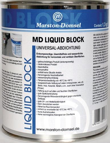 MARSTON-DOMSEL Univ.Abdichtung Liquid-Block grau 1,2 kg Dose MARSTON