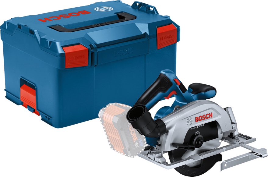 BOSCH Akku-Kreissäge GKS 18V-57-2, Solo Version, L-BOXX