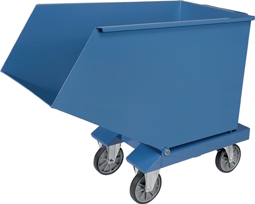 FETRA Muldenkipper Inh.800l L1458xB1105xH1099mm brillantblau m.Ablasshahn
