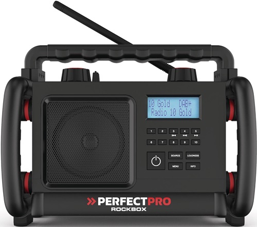 Baustellenradio ROCKBOX 11,1 V 230 V PERFECTPRO