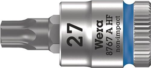 WERA Steckschlüsseleinsatz 8767 A HF TORX® 1/4 Zoll T27 L.28mm WERA