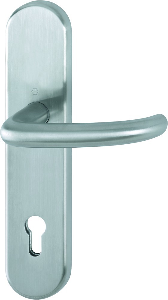 HOPPE® Drücker-Halbgarnitur mit Langschild San Francisco E1301F/3310, 10/92 mm, Edelstahl, 10802314