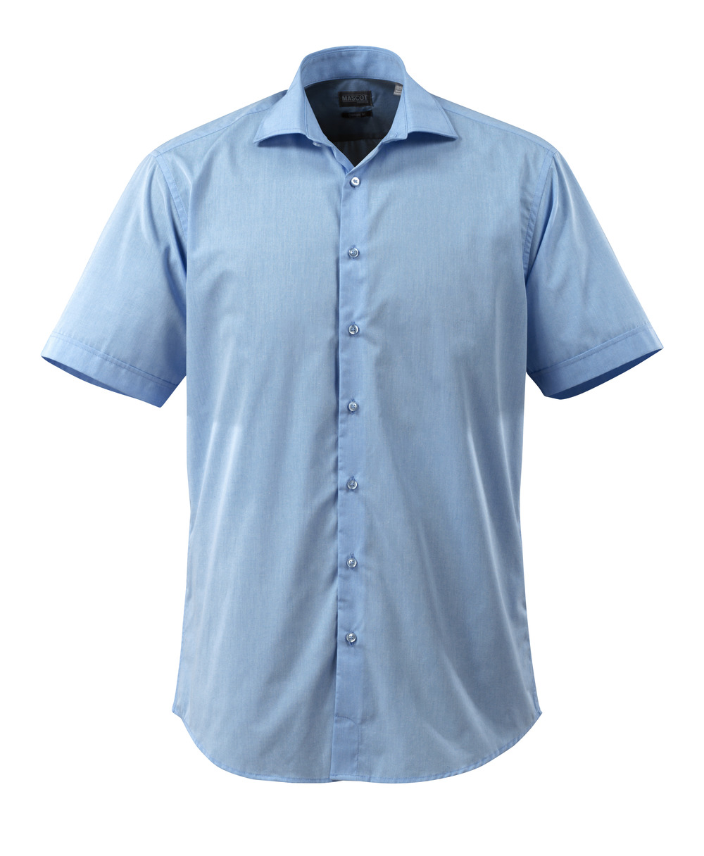 MASCOT® Hemd, Kurzarm, klassische Passform, hellblau