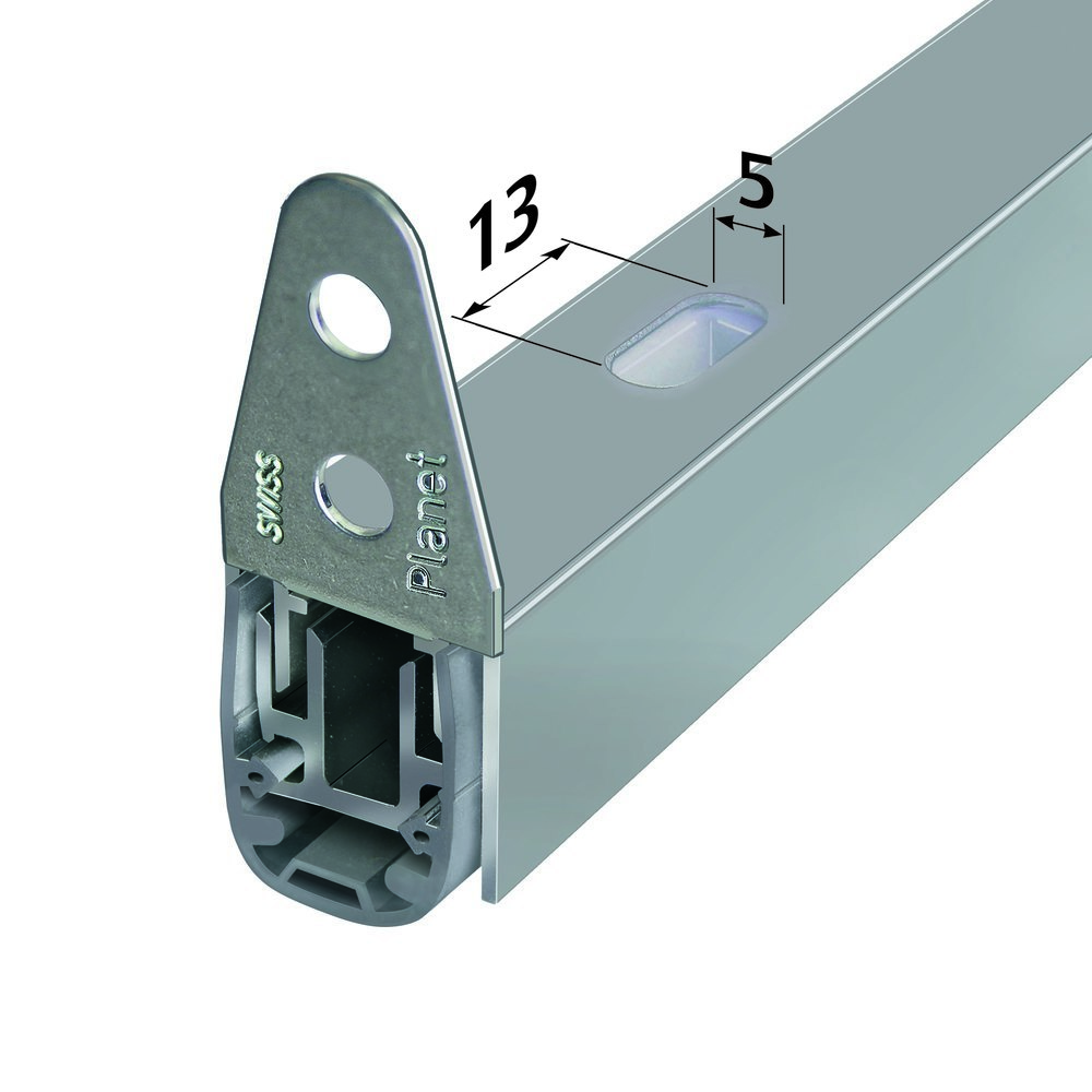 PLANET Türabsenkdichtung MF-plus FH, Silikon 585 mm grau