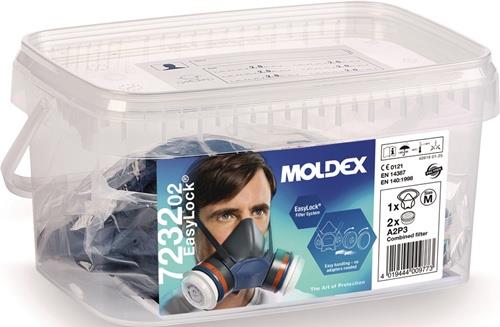 MOLDEX Atemschutzbox 723202 1x700201,2xA2P3 Filter 923001 MOLDEX