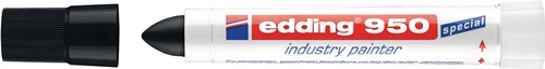 EDDING Industrie-Pastenmarker 950 schwarz Strich-B.10mm Rundspitze EDDING EDDING Industrie-Pastenmarker 950 schwarz Strich-B.10mm Rundspitze EDDING