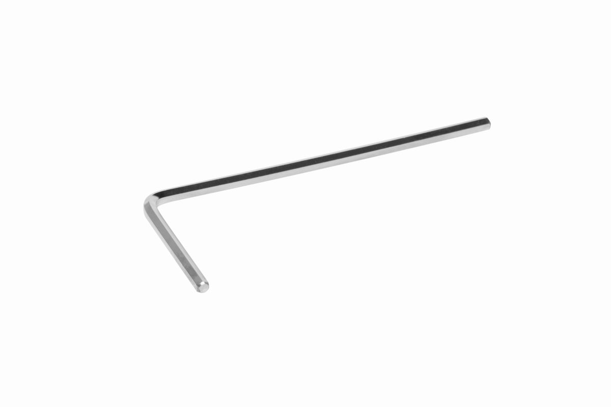 Lamello Sechskant-Stiftschlüssel 4 mm, lang 120x50 mm, vernickelt, 271945A