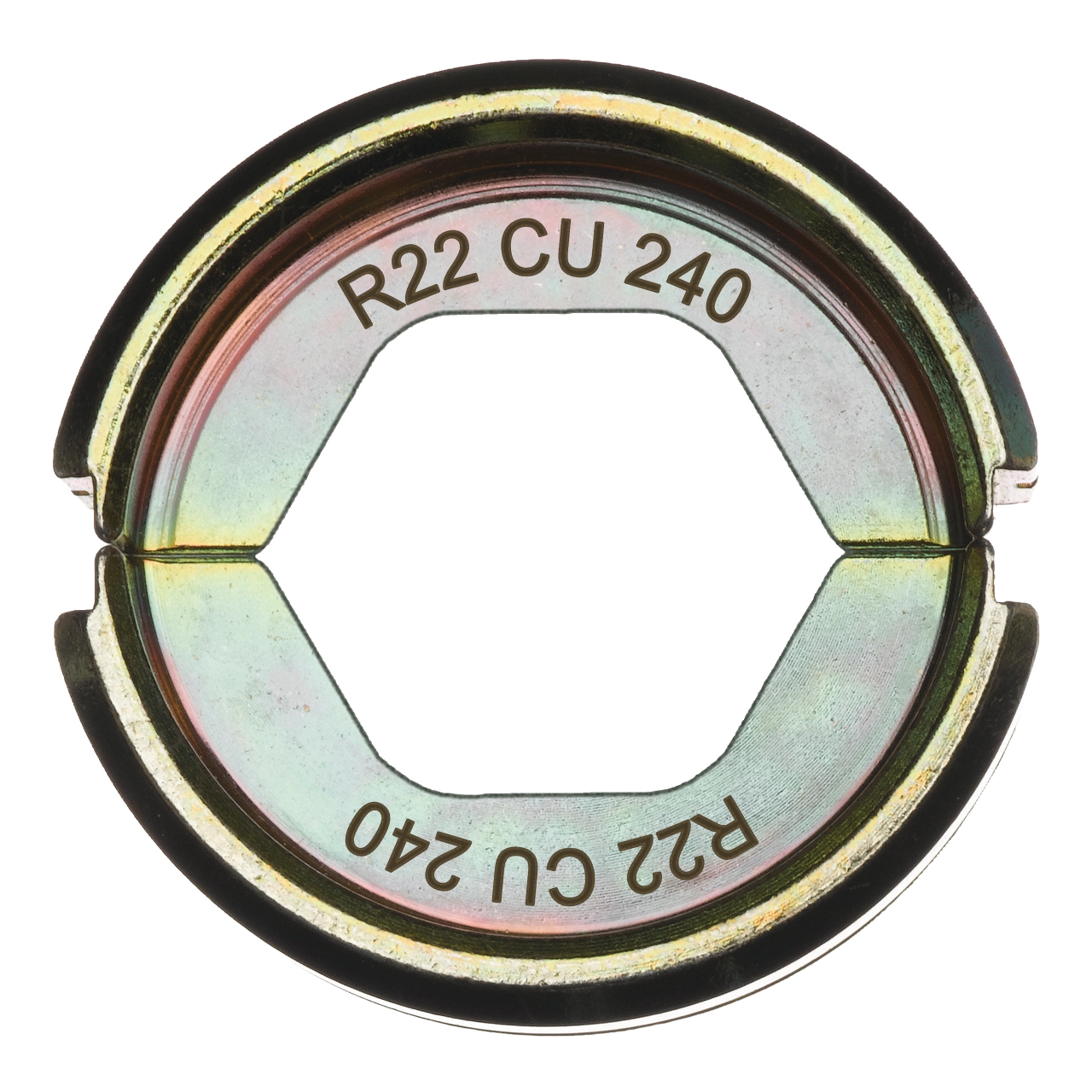 MILWAUKEE R22 Cu 240 für Standard Rohrkabelschuh Presseinsatz für hydraulisches Akku-Presswerkzeug