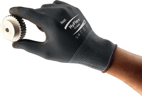 ANSELL Handschuhe HyFlex 11-840 Gr.11 schwarz/grau Nylon-Spandex EN 388 Kat.II
