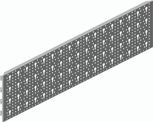 ELEMENT-SYSTEM Stahl-Lochplatte STA weißalu.L.800mm B.200mm ELEMENT SYSTEM