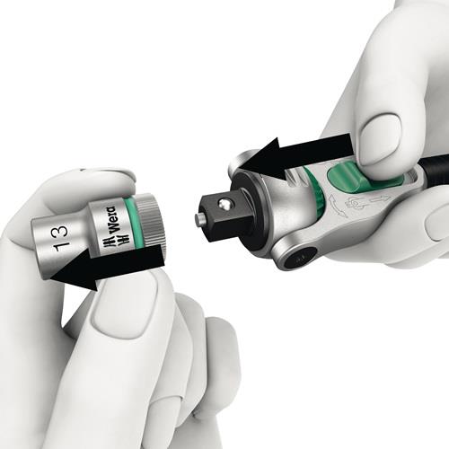 WERA Steckschlüsselsatz 8100 SB ALL-in Zyklop Speed 35-tlg.3/8 Zoll SW 6-19mm