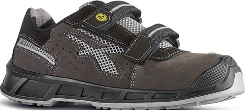 U-POWER Sicherheitssandale Prince Gr.41 W.11 grau-grau Leder m.Mesh-Einsätzen