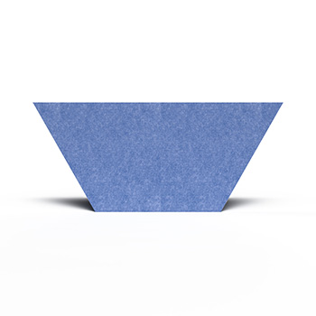 BMB Akustikelement AKUSTIX Shape #12, HxBxS: 175x400x18 mm, Blau, AV05