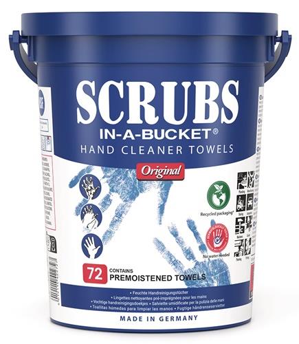 Scrubs Handreinigungstuch o.Eins.v.Wasser 72 St.1 Eimer Scrubs Handreinigungstuch o.Eins.v.Wasser 72 St.1 Eimer