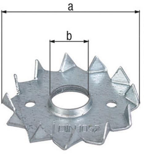 GAH Scheibendübel D62/12mm senzimirverzinkt GAH