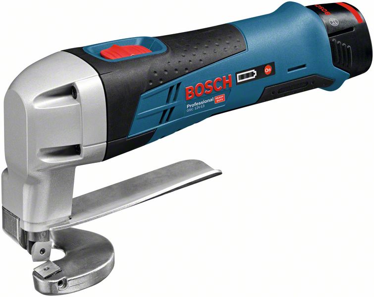 BOSCH Akku-Blechschere GSC 12V-13, Solo Version, L-BOXX