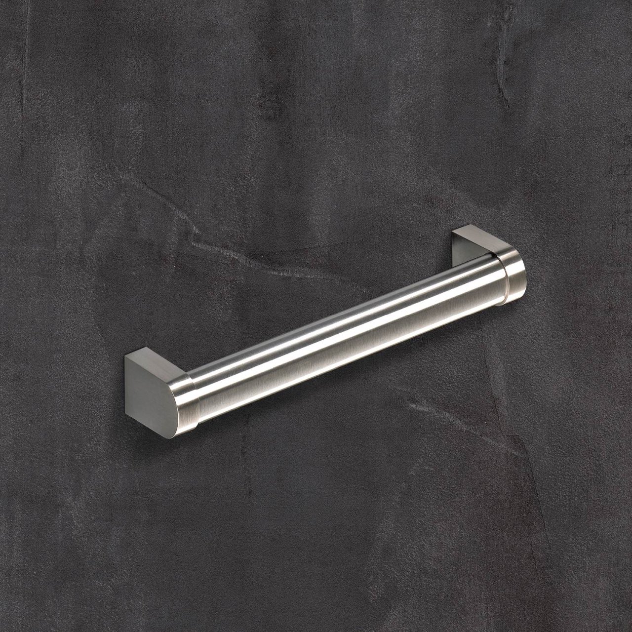 HETTICH Griff Como, •–• 192, L 204 mm, B 26 mm, H 45 mm, Edelstahl gebürstet / Edelstahl Optik gebürstet, 115077