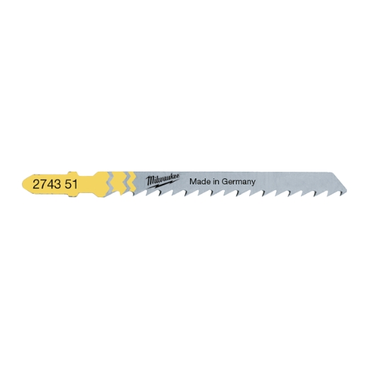 MILWAUKEE 75 x 4 mm T101D Stichsägeblatt Holz splitterfreie Schnitte