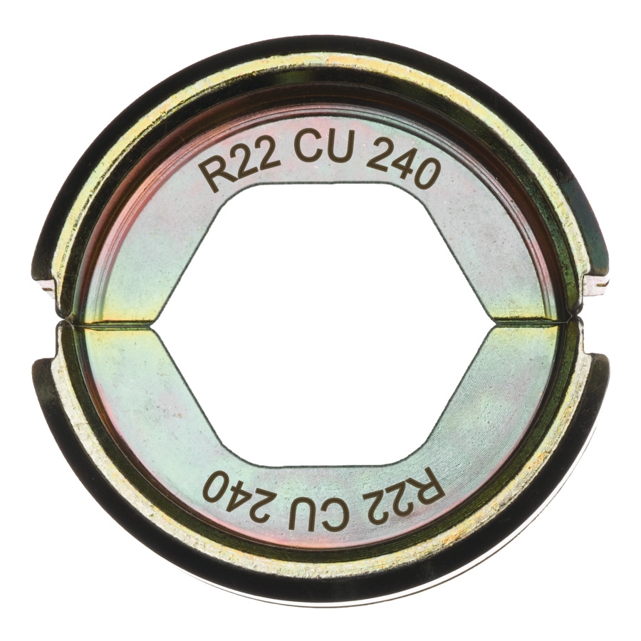MILWAUKEE R22 Cu 240 für Standard Rohrkabelschuh Presseinsatz für hydraulisches Akku-Presswerkzeug