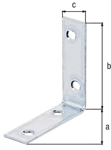 GAH Stuhlwinkel L.50x50mm B.15mm S.1,75mm STA sdmverz.Loch-D.4,5mm GAH