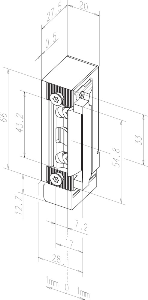 effeff Fluchttüröffner 332.208