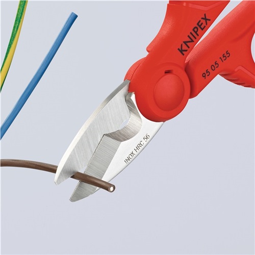 KNIPEX Elektriker-/Handwerkerschere L.155mm 2-K.-Hüllen KNIPEX