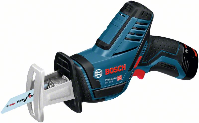 BOSCH Akku-Säbelsäge GSA 12V-14, mit 2 x 3.0 Ah Li-Ion Akku, L-BOXX