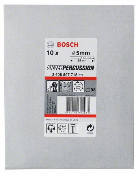 BOSCH Betonbohrer CYL-3, 5 x 50 x 85 mm, d 4,5 mm, 10er-Pack