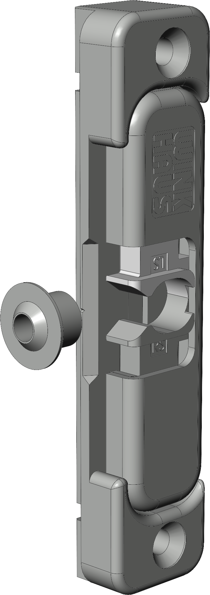 WINKHAUS Balkontürschnäpper BK 192 S12 RC, Zinkdruckguss,